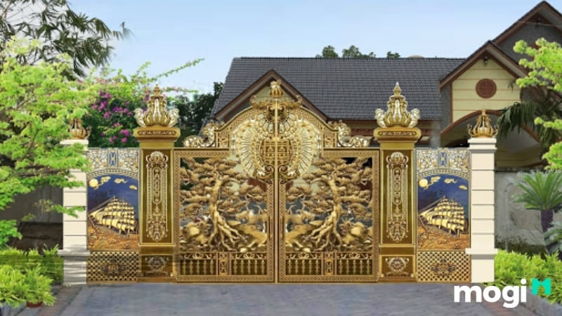 Phong thủy cổng nhà cách bố trí cổng vào nhà đúng nhất  Kiến Trúc 999
