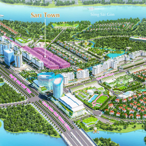 Vị trí dự án sari town