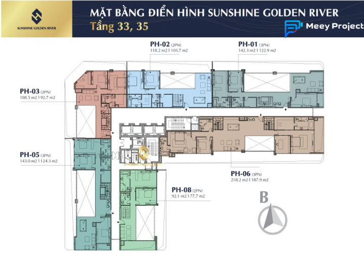 Mặt bằng Sunshine Golden River