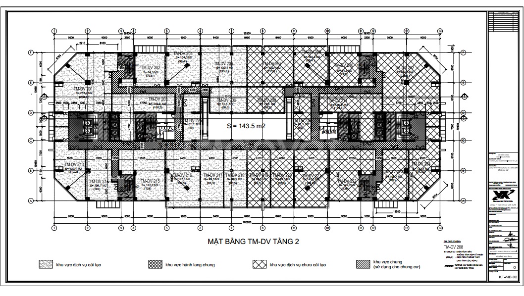 Mặt bằng chung cư học viện quốc phòng 4