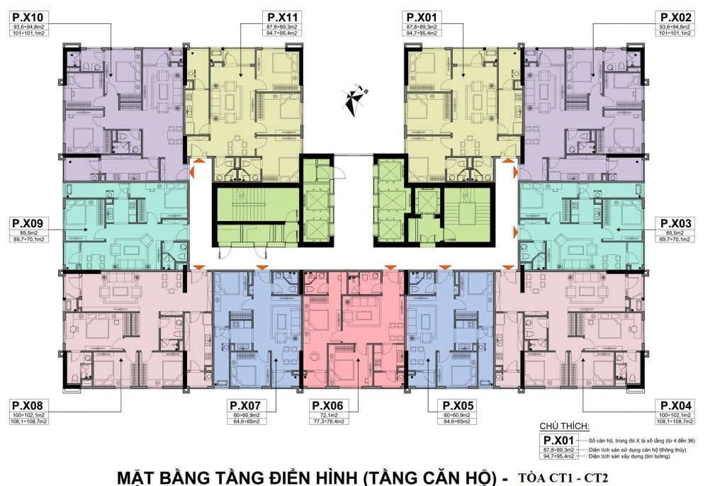 Mặt bằng K35 Tân Mai