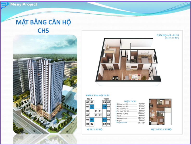 Mặt bằng Tứ Hiệp Plaza