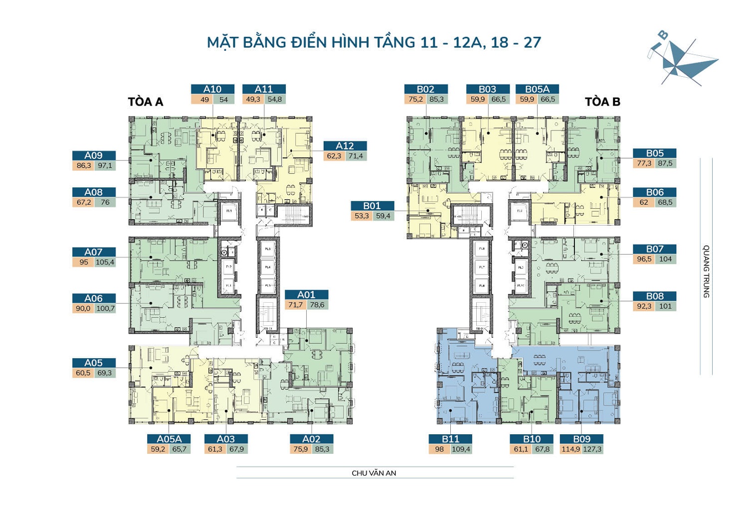 Mặt bằng dự án HaTay Millennium