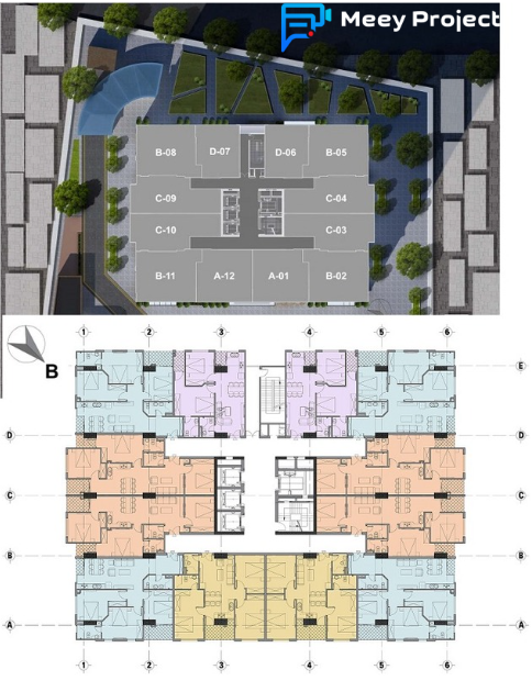 Mặt bằng dự án Startup Tower