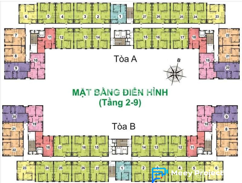 Mặt bằng dự án Sunny Garden City