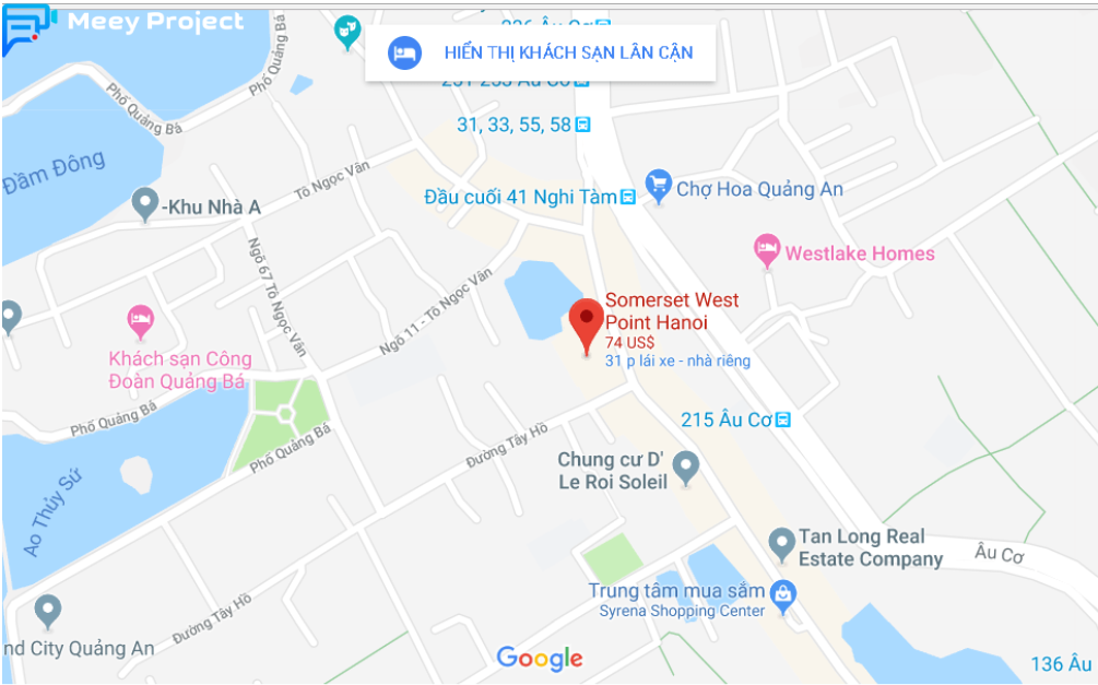 Vị trí dự án Somerset West Point 